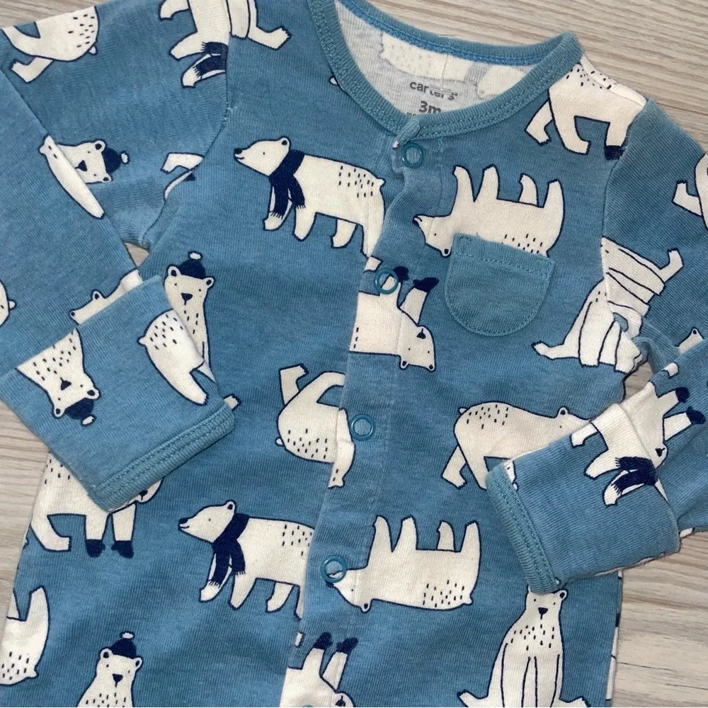Carter’s Baby Boys Convertible Sleep & Play Sleeper 3 Months
